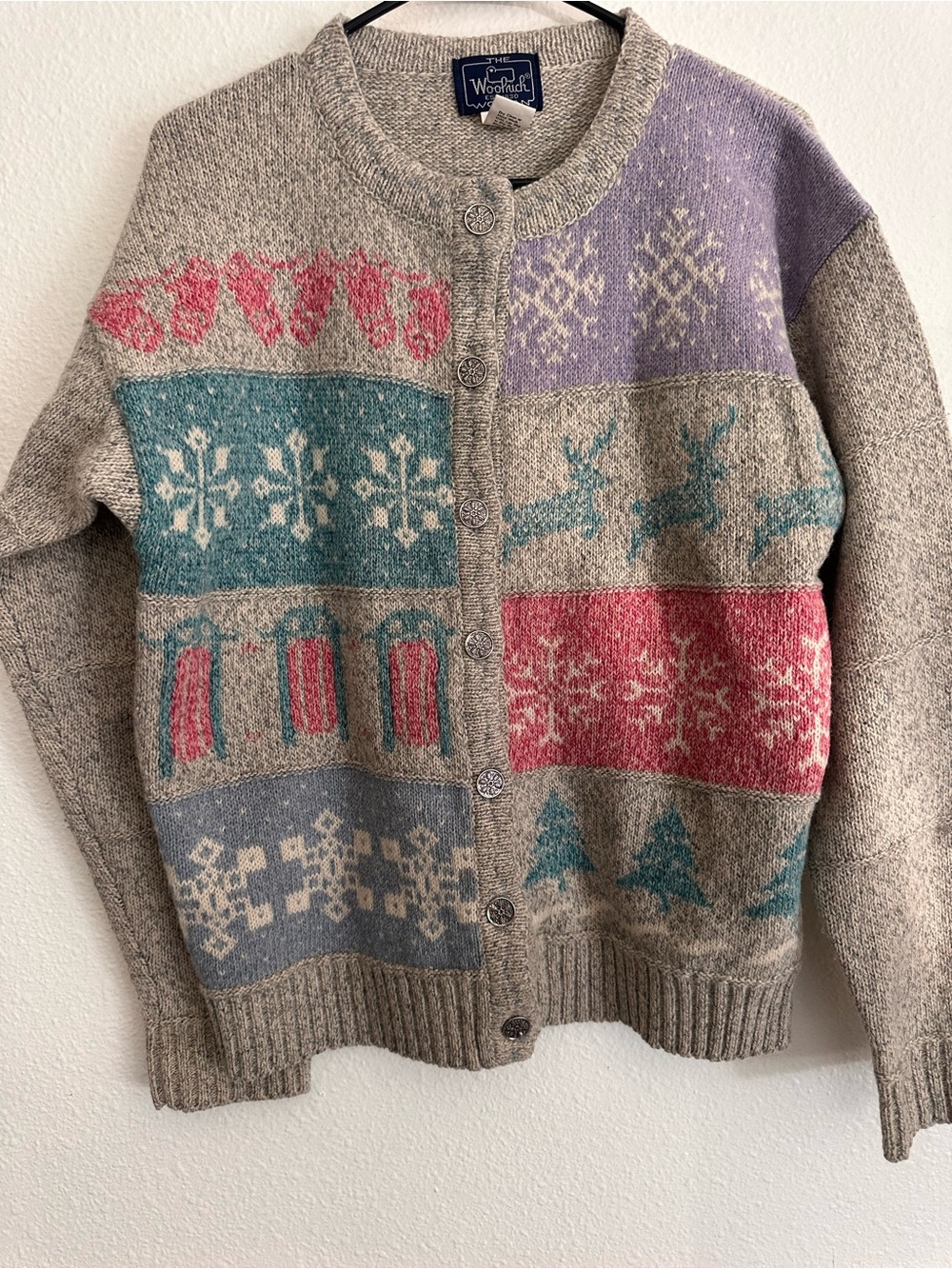 Vintage Woolrich women’s sweater cardigan